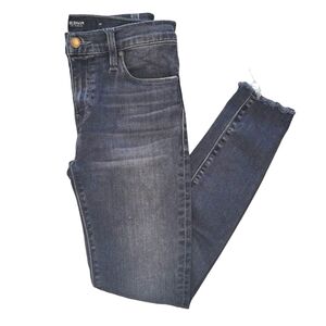 Hudson Black Wash Raw Edge Skinny Jeans Size 26